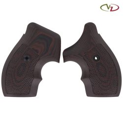 Střenky VZ Grips Smith & Wesson J rám round butt Tactical Diamonds Compact - Black Cherry