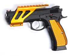 Pažbičky pro CZ-75 blow back oranžové