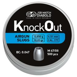 Diabolky JSB KnockOut Slug 4,51mm 500ks