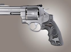 Střenky Hogue Smith & Wesson N rám round butt G10 G-Mascus černá/šedá