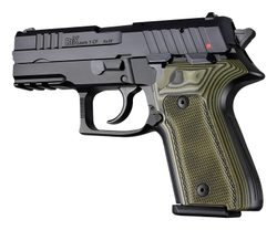 Střenky Hogue Arex REX Zero Compact 1 G10 zelená diamant