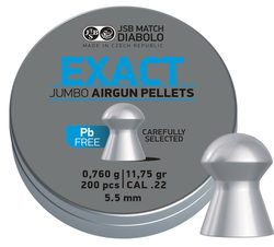 Diabolky JSB Exact Jumbo Lead Free 5,52mm 200ks