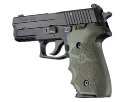 Střenky Hogue Sig Sauer P228/P229 s vybráním pro prsty OD Green