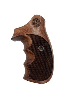 Střenky KSD Smith & Wesson K/L rám round butt ořech s logem 4