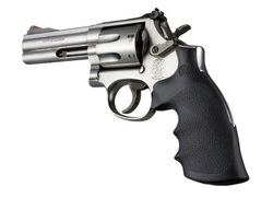 Střenky Hogue Smith & Wesson K/L round butt černé s vybráním pro prsty