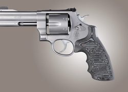 Střenky Hogue Smith & Wesson N rám round butt G10 Piranha G-Mascus černá/šedá