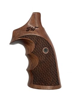 Střenky KSD Smith & Wesson K/L rám square butt Classic ořech s logem 6