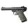 Střenky Hogue Ruger MK IV s vybráním pro prsty (Zelená)