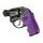 Střenky Hogue Ruger LCR/LCRx s vybráním na prsty (Fialová)