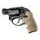 Střenky Hogue Ruger LCR/LCRx s vybráním na prsty (Písková)
