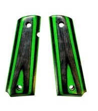 Střenky FORM 1911 zeleno černý laminát hladký