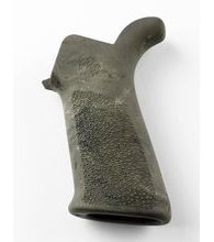 Rukojeť Hogue AR-15 pistolová bez vybrání pro prsty Ghillie Green