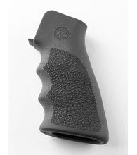 Rukojeť Hogue AR-15 s vybráním pro prsty taktická šedá pistolová