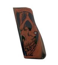 Střenky KSD Browning Hi-Power černý akrylát s motivem