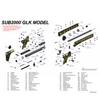 Kompletní náhradní díly pro Kel-Tec SUB2000