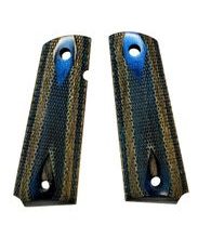 Střenky FORM 1911 modro černý laminát diamant