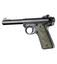 Střenky Hogue Ruger 22/45 MK IV Piranha G10 zelená