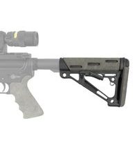 Pažba Hogue AR-15 Mil-Spec zasouvatelná Ghillie Green