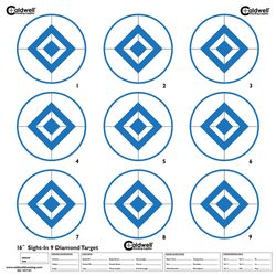 Papírové terče Caldwell Bule Diamond 10ks