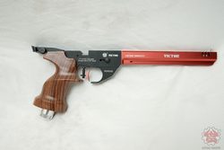 Vzduchová pistole Listone Victor PCP červená 4,5mm
