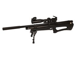 Vzduchovka Huben K1 5,5mm + Optisan CP 4-16x40 F1 FFP MOA16  + montáž Optisan SSD