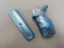 Set AirMaks Katran pistolová rukojeť + lícnice modrá