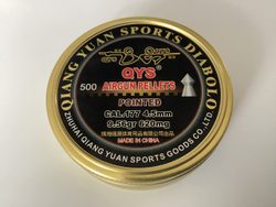 Diabolky QYS Pointed 4,50mm 0,620g 500ks