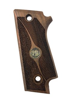 Střenky KSD Beretta 92S s pojistkou ořech s bronzovým logem