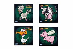 Terč Zombie zvířátka