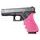 Návlek Hogue HandAll Glock  17, 17L, 17 MOS, 18, 19X, 20, 21, 22, 24, 31, 34, 34 MOS, 35, 40, 41, 45, 47 Gen 3-4 (Růžová)