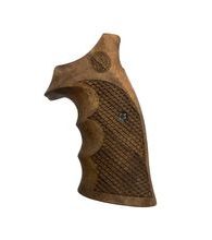 Střenky KSD Smith & Wesson K/L rám round butt ořech s logem 2