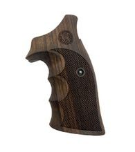 Střenky KSD Smith & Wesson K/L rám round butt ořech s logem 3