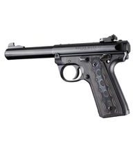 Střenky Hogue Ruger 22/45 MK IV G10 hladká černo-šedá