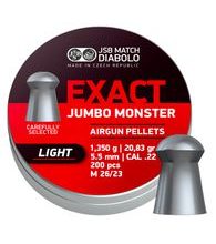 Diabolky JSB Exact Monster Light 5,52mm