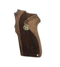 Střenky KSD Smith & Wesson 6906 ořech s bronzovým logem