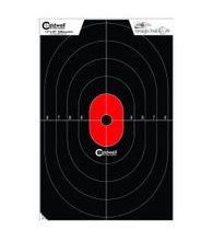Aktivní papírové terče Caldwell Silhouette Center Mass 25ks