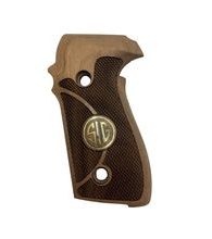 Střenky KSD Sig Sauer P228/229 ořech s bronzovým logem 4