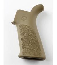 Rukojeť Hogue AR-15 pistolová bez vybrání pro prsty FDE