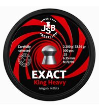 Diabolky JSB Exact King Heavy 6,35mm 300ks