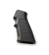 Rukojeť Hogue AR-15 G10 Piranha černá s vybráním pro prsty