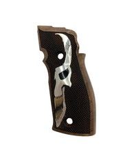 Střenky KSD Sig Sauer P226 SAO, X-Five a X-Six ořech se stříbrným motivem