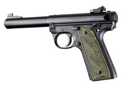 Střenky Hogue Ruger 22/45 MK IV Piranha G10 zelená