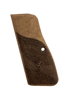 Střenky KSD Browning Hi-Power ořech s logem 3