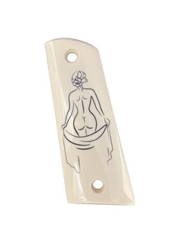 Střenky KSD 1911 Govt. & Commander Full Size slonovina akryl "Lady"