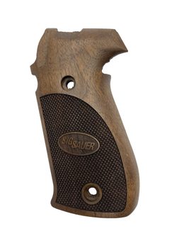 Střenky KSD Sig Sauer P220, P220 SL a P220 Sport SL ořech s logem 2