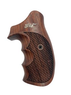 Střenky KSD Smith & Wesson K/L rám round butt rosewood se stříbrným logem