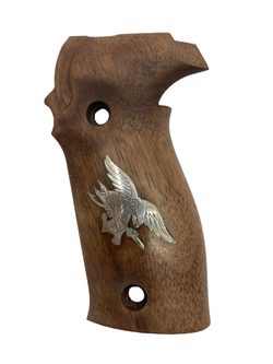 Střenky KSD Sig Sauer P226 ořech se stříbrným motivem 2