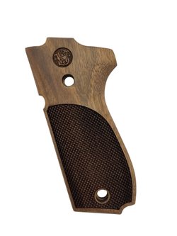 Střenky KSD Smith & Wesson 952 ořech s logem 2