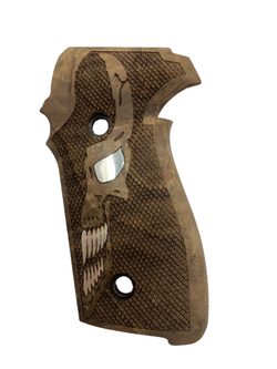 Střenky KSD Sig Sauer P228/229 ořech se stříbrným motivem 4