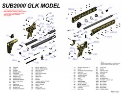 Kompletní náhradní díly pro Kel-Tec SUB2000